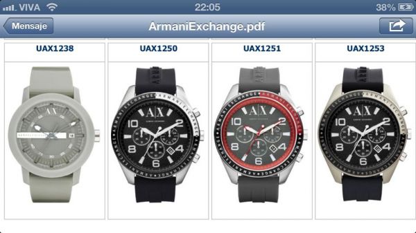 Relógios Armani Exchange